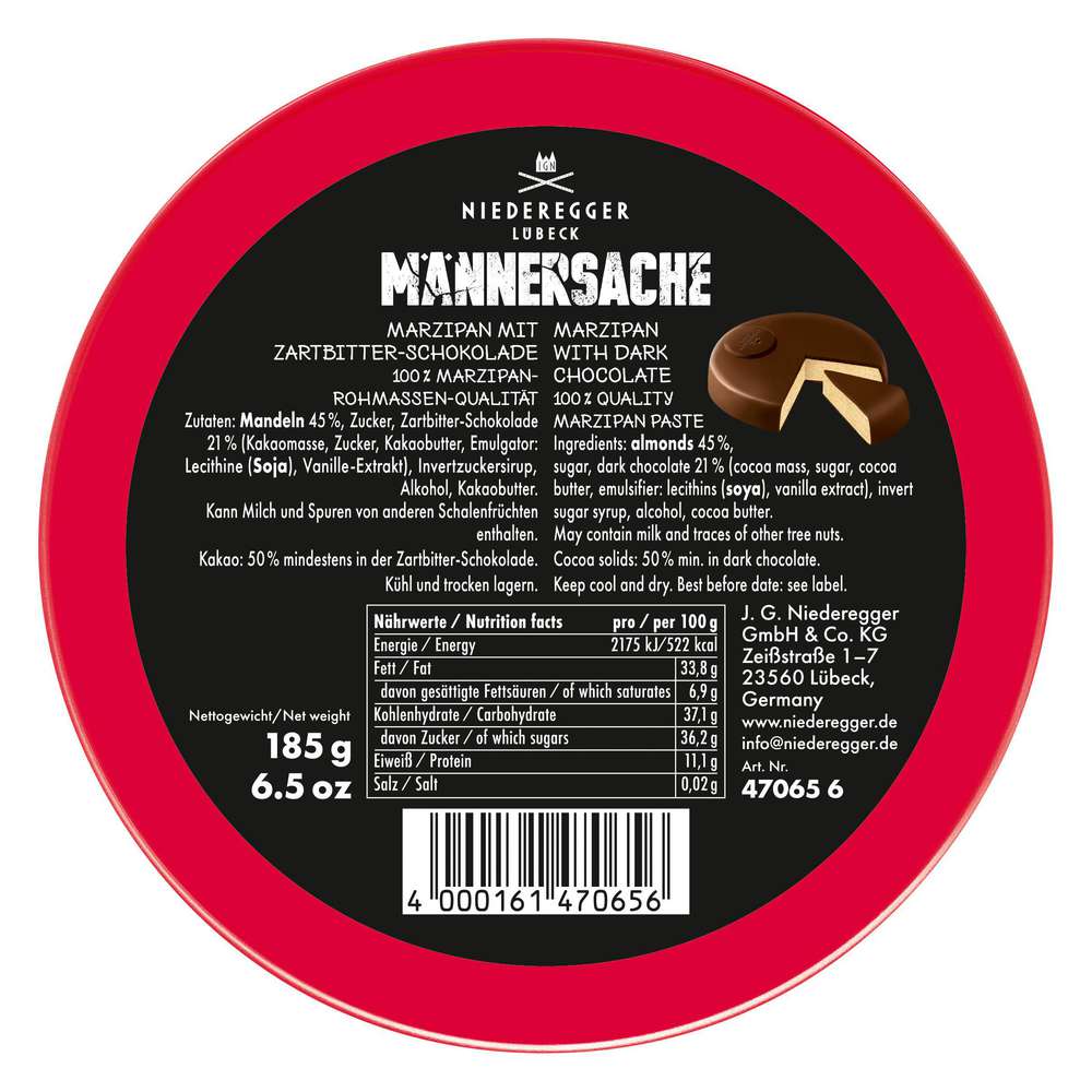 Produktabbildung Niederegger Marzipan-Torte in Dose Merry X-Mas