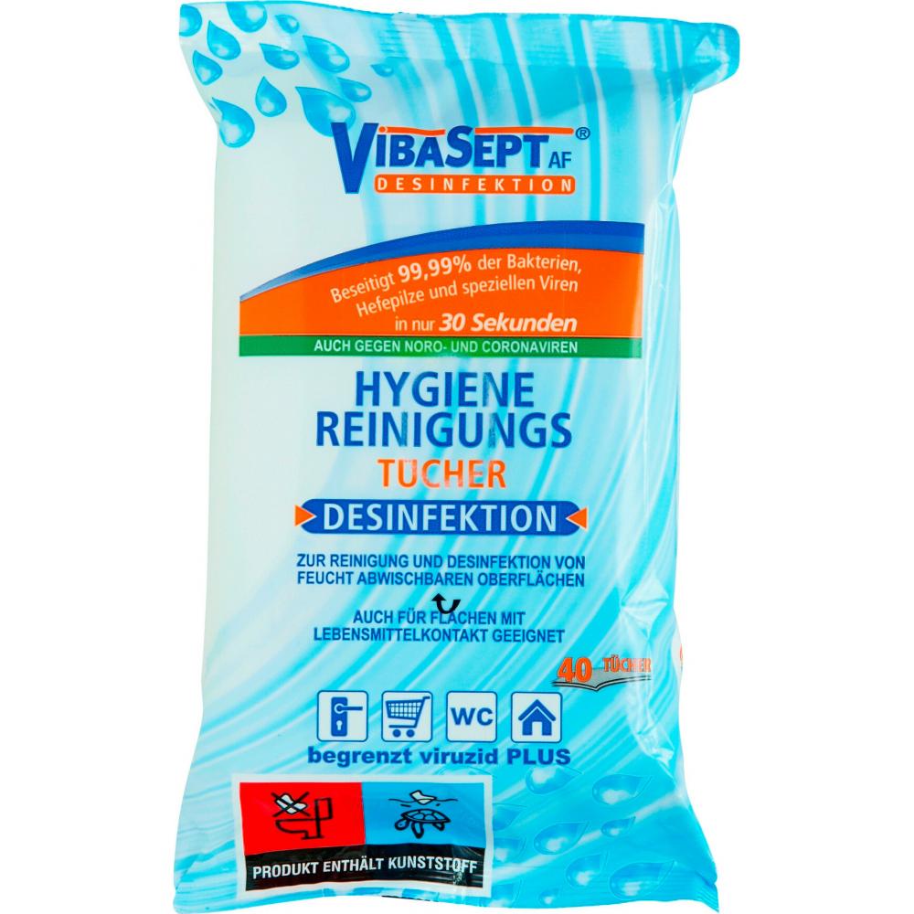 Produktabbildung keine Marke Vibasept HygieneReinigungstücher, 40 Tücher