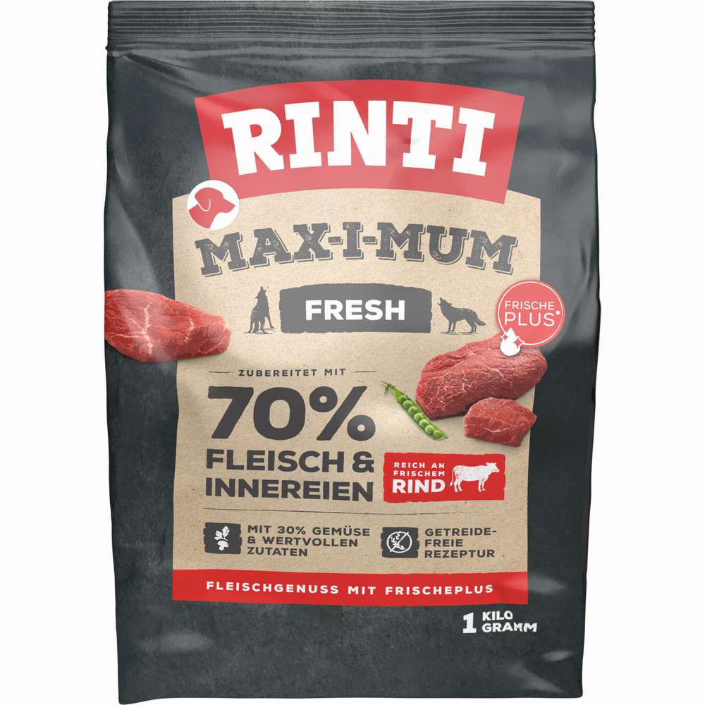 Produktabbildung Rinti Hunde-Trockenfutter MAX-I-MUM, Rind