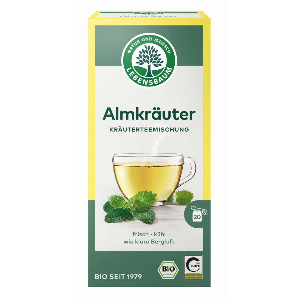 Produktabbildung Lebensbaum Bio Kräutertee, Almkräuter