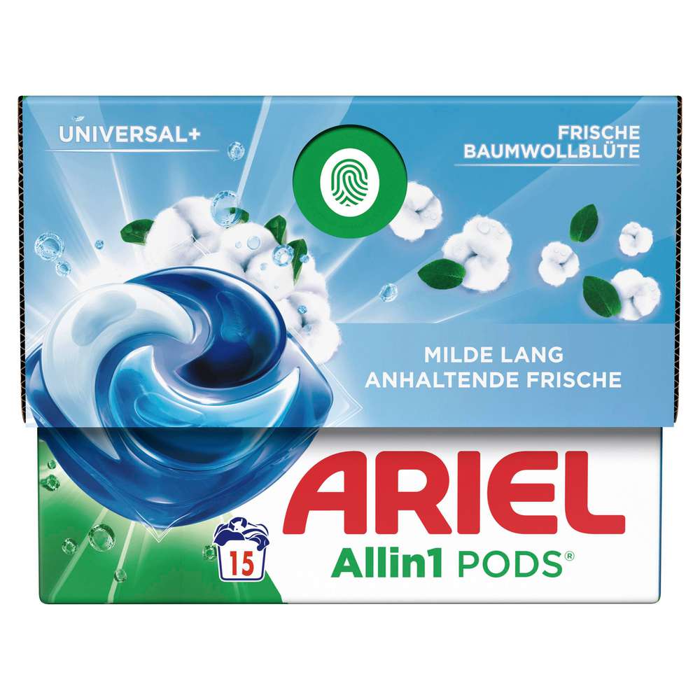 Produktabbildung Ariel Universal-Waschmittel Pods, ALL-In-1, Baumwollblüte