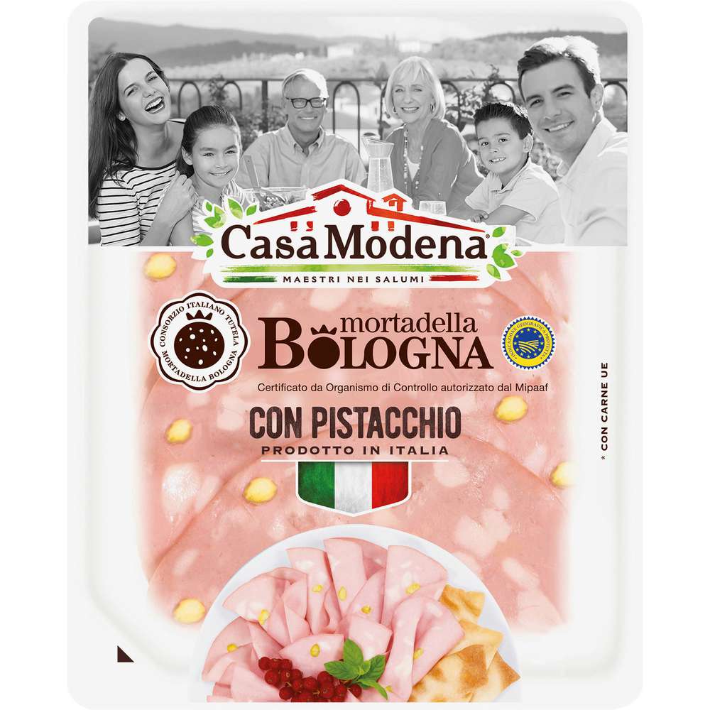 Produktabbildung Casa Modena Mortadella Bologna, mit Pistazien