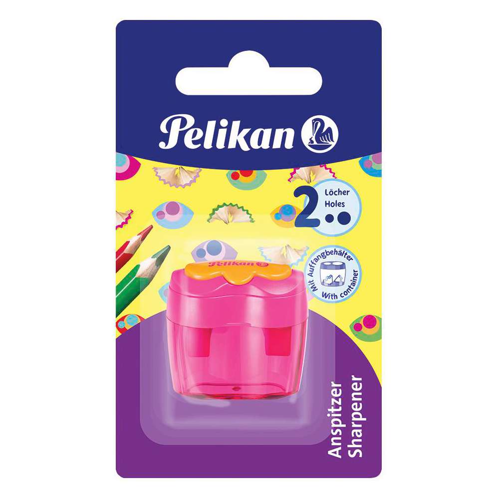 Produktabbildung Pelikan Doppeldosen-Anspitzer Flower versch. Farben