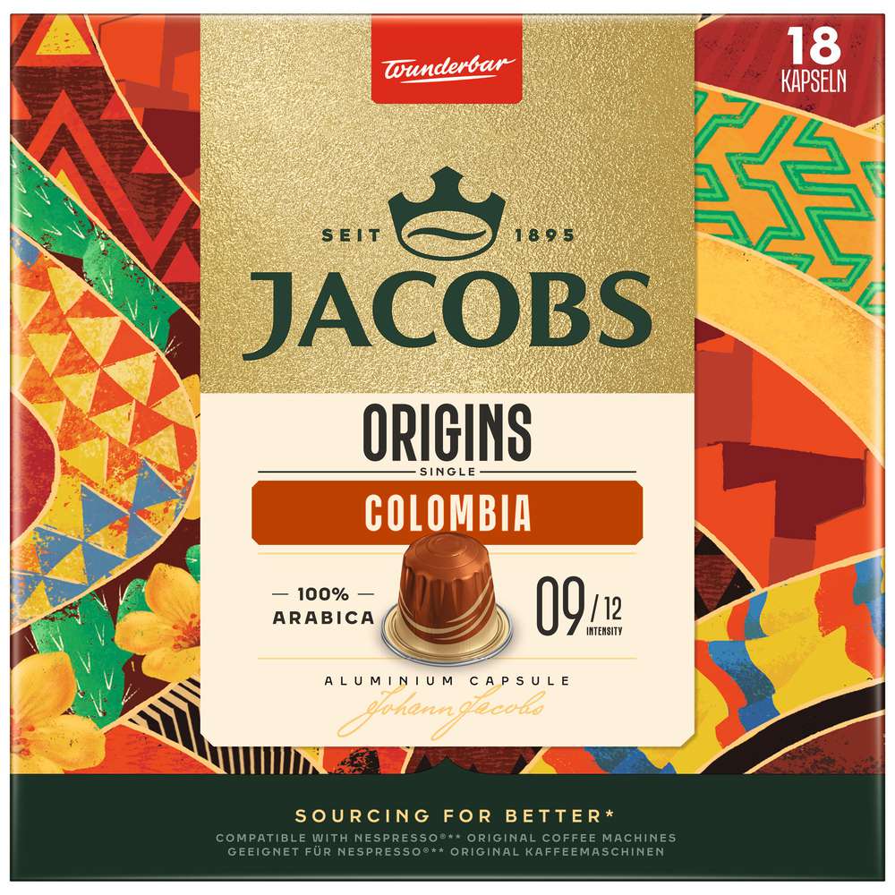 Produktabbildung Jacobs Kaffee-Kapseln Origins, Colombia