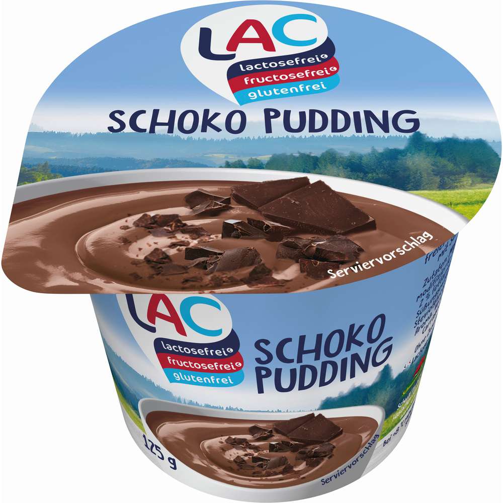 Produktabbildung LAC Schoko Pudding fruct-/glutfrei