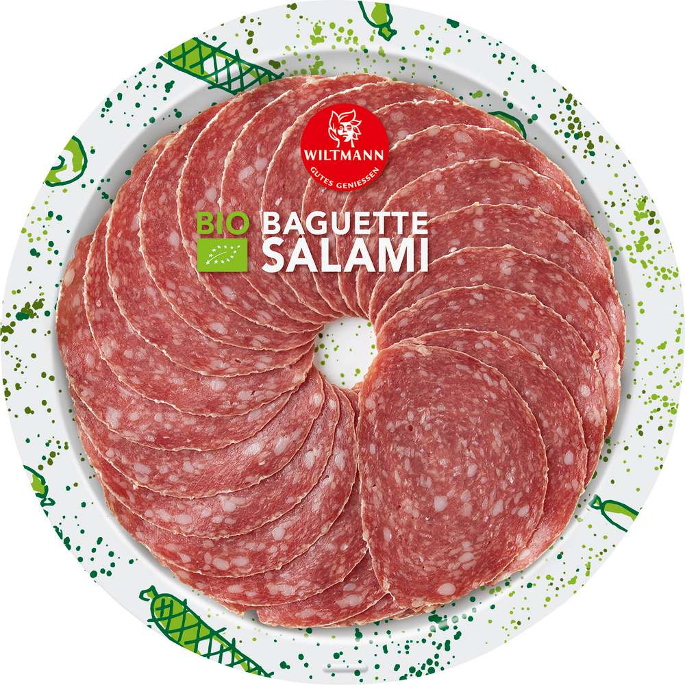 Produktabbildung Wiltmann Bio Baguette Salami