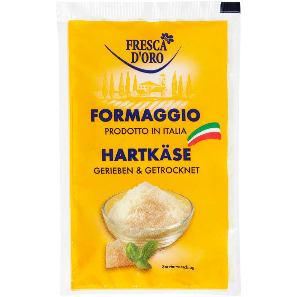 Produktabbildung Fresca d'Oro Hartkäse gerieben
