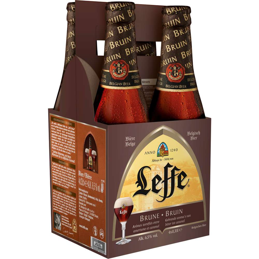 Produktabbildung Leffe Belgisches Bier 6,5% (4x 0,330 Liter)