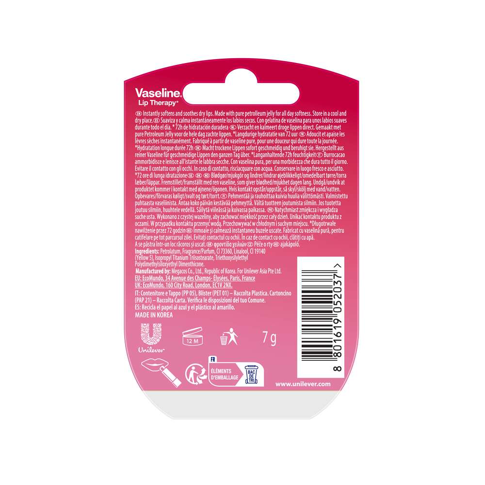Produktabbildung Vaseline Lippenpflege Rosy