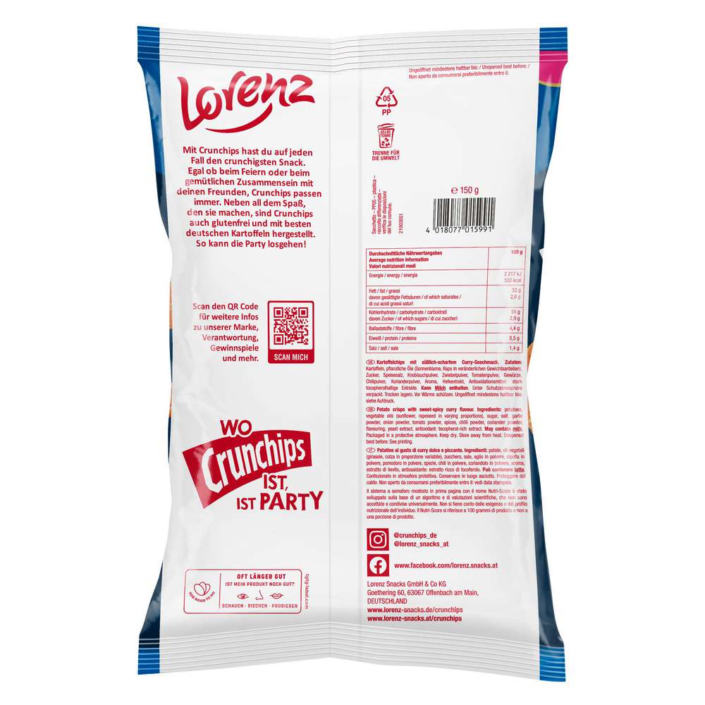 Produktabbildung Lorenz Crunchips Oriental Style