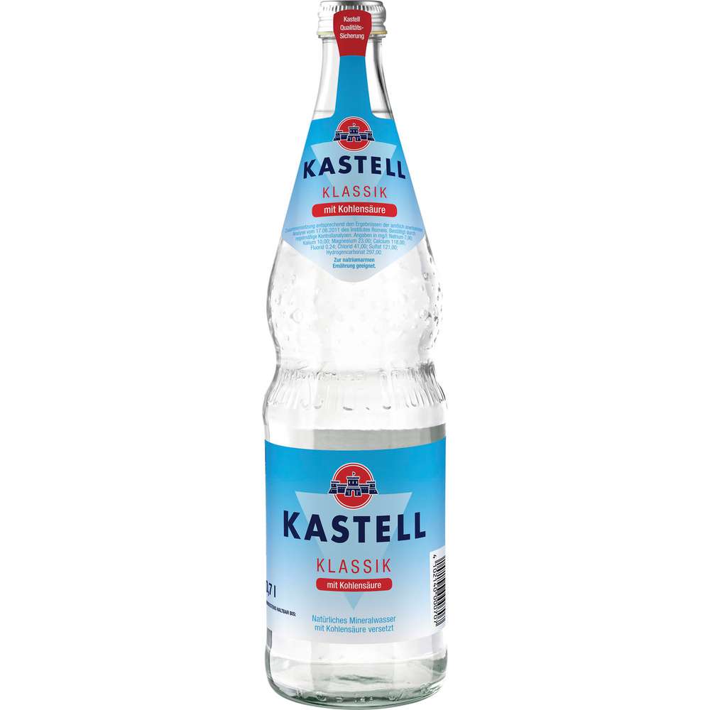 Produktabbildung Schloss Quelle Kastell Mineralwasser, Klassik
