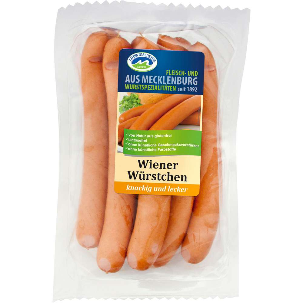 Produktabbildung Ludwigsluster Wiener Würstchen
