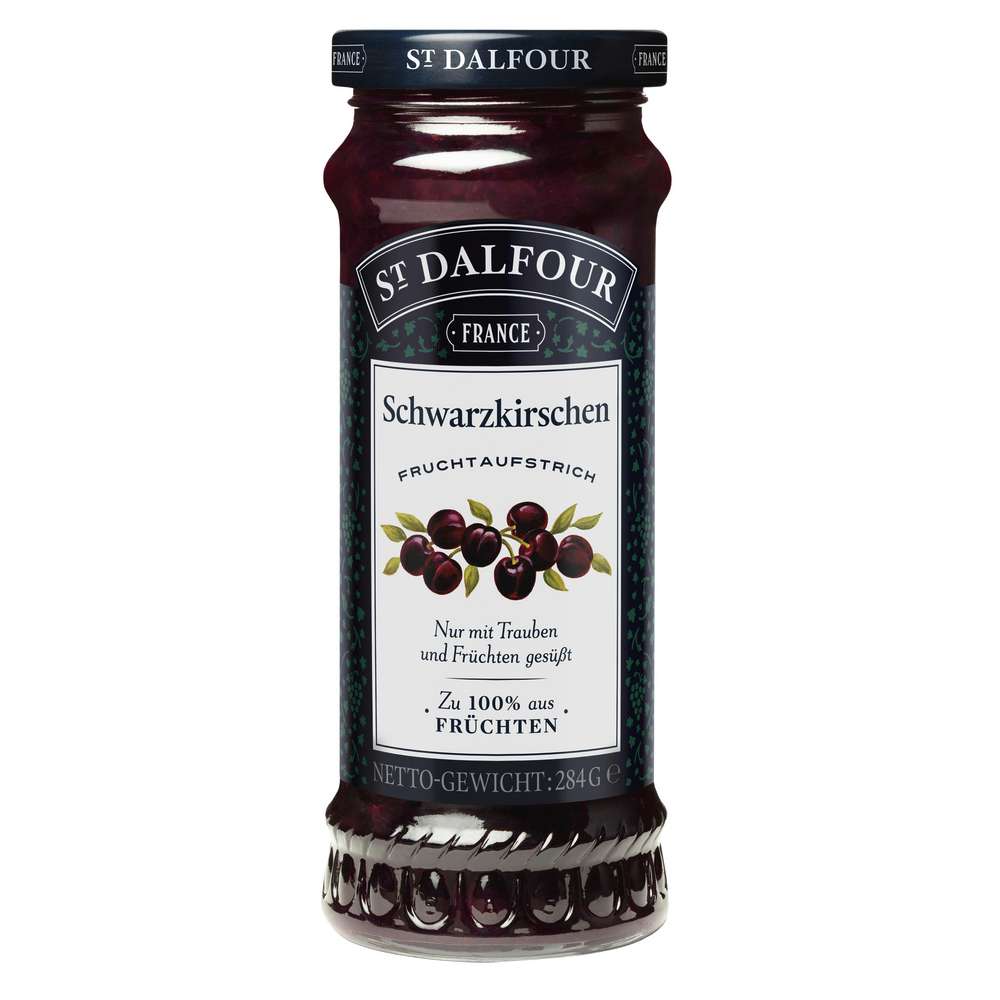 Produktabbildung St. Dalfour Fruchtaufstrich Schwarzkirsche