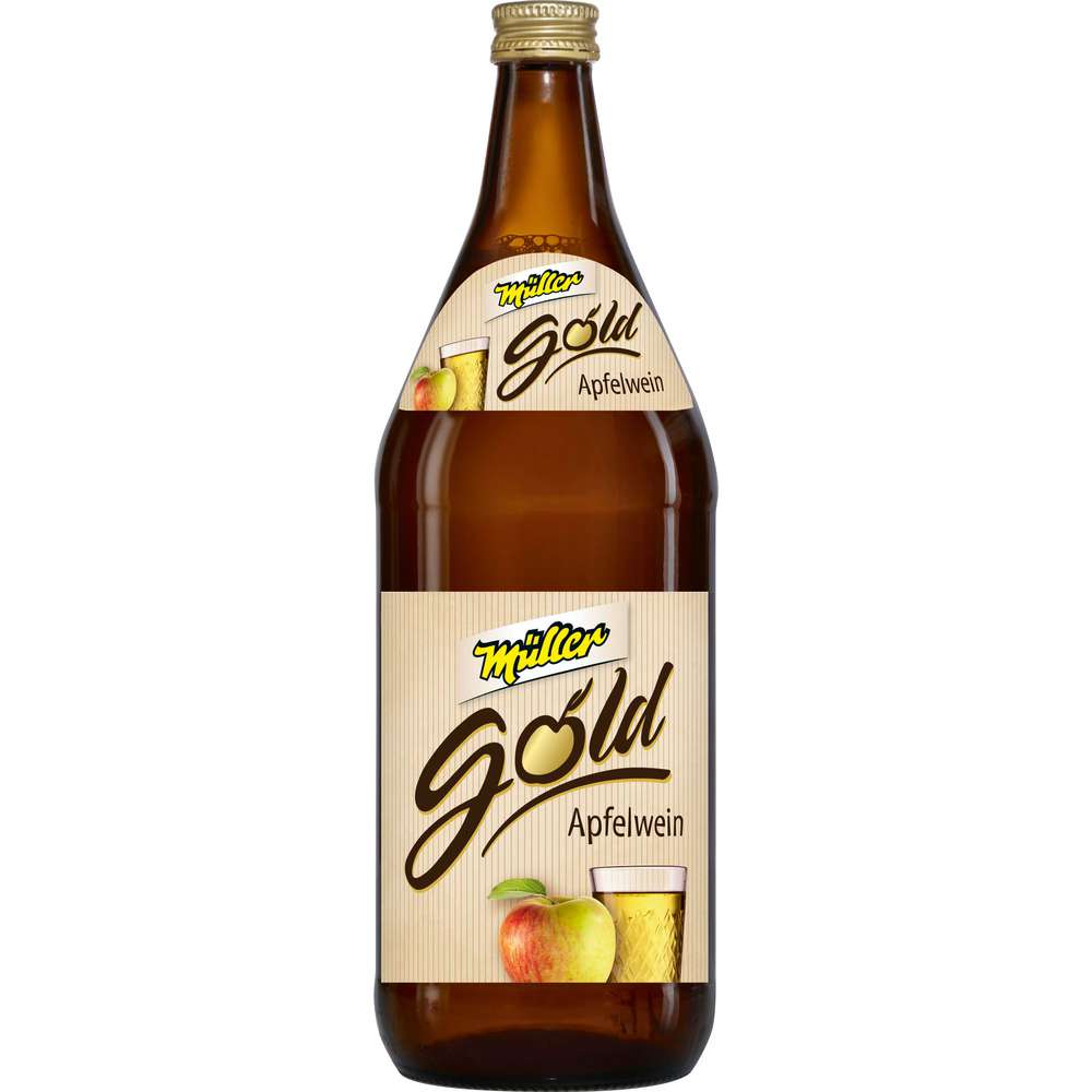 Produktabbildung Kelterei Müller Gold Apfelwein mild5%