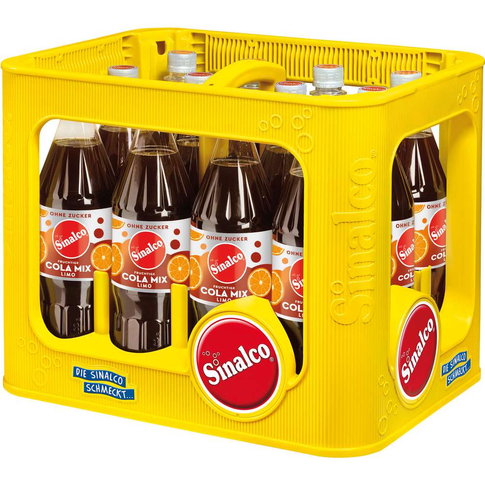 Produktabbildung Sinalco Cola-Mix Limo, zuckerfrei (12x 1,000 Liter)