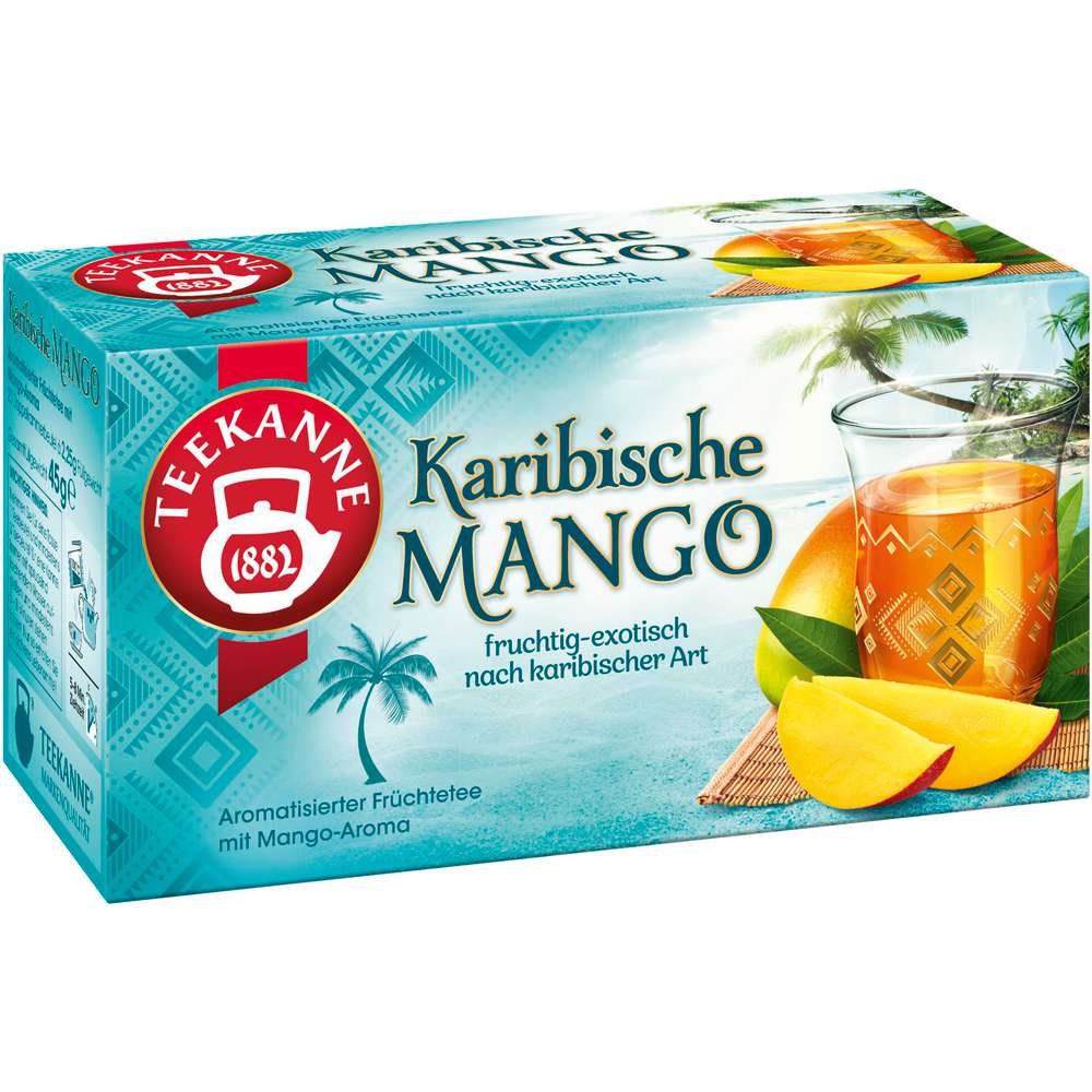Produktabbildung Teekanne Früchte-Tee Karibische Mango, aromatisiert