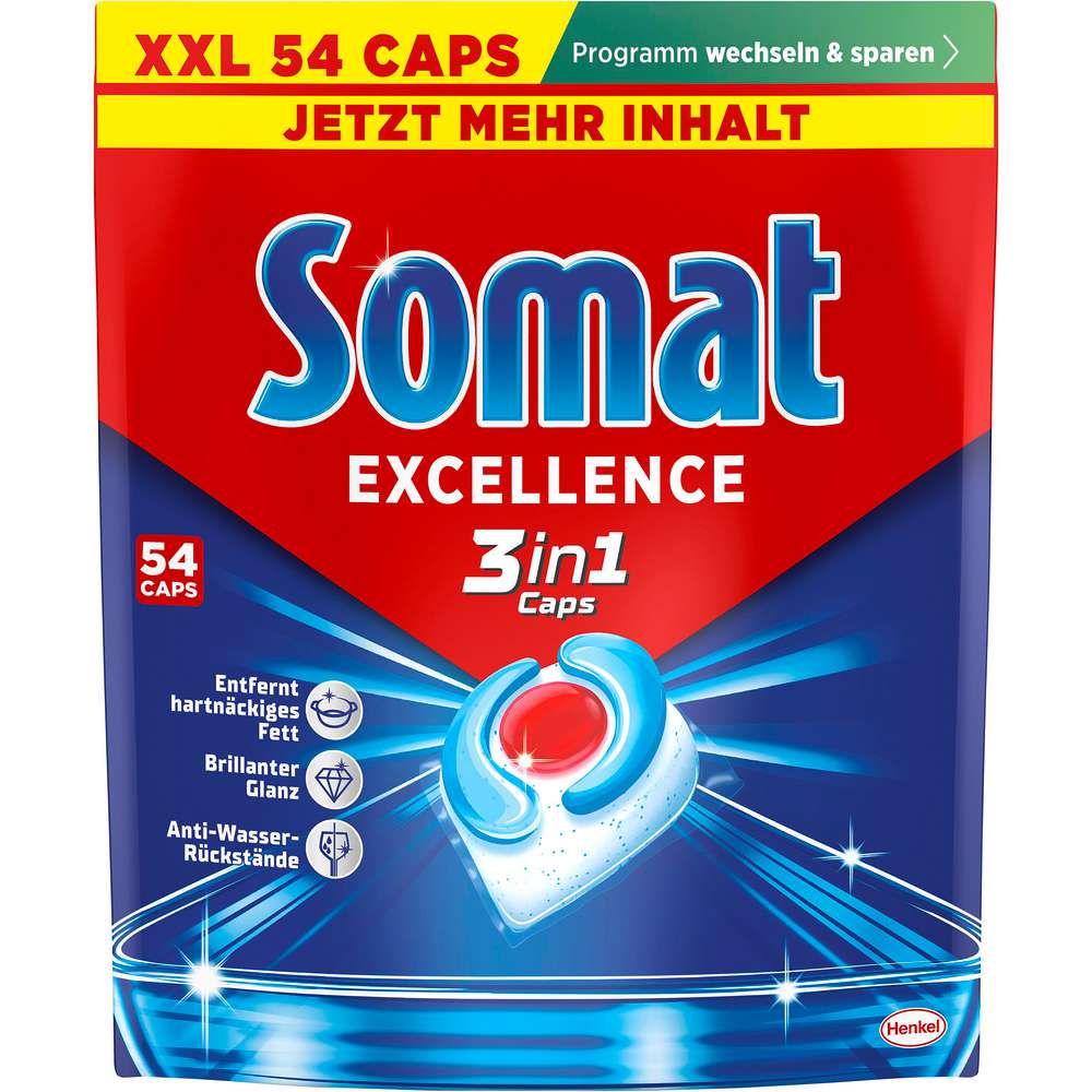 Produktabbildung Somat Spülmaschinen-Caps Excellence 3in1