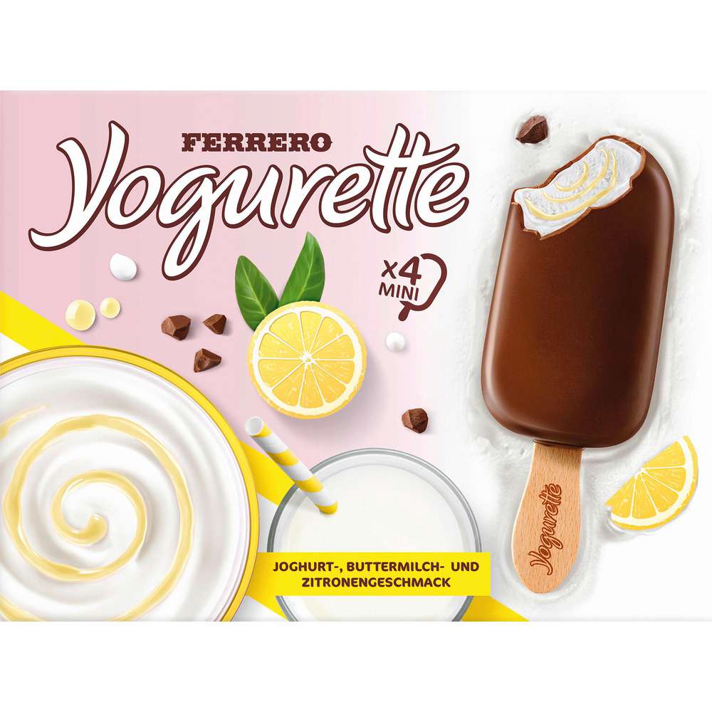 Produktabbildung Ferrero Stiel-Eis, Yogurette Joghurt-Buttermilch-Zitrone