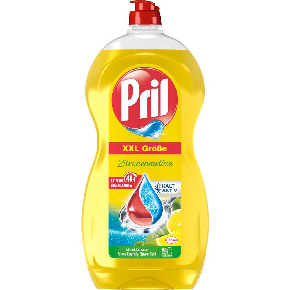 Produktabbildung Pril Geschirrspülmittel XXL, Zitronenmelisse