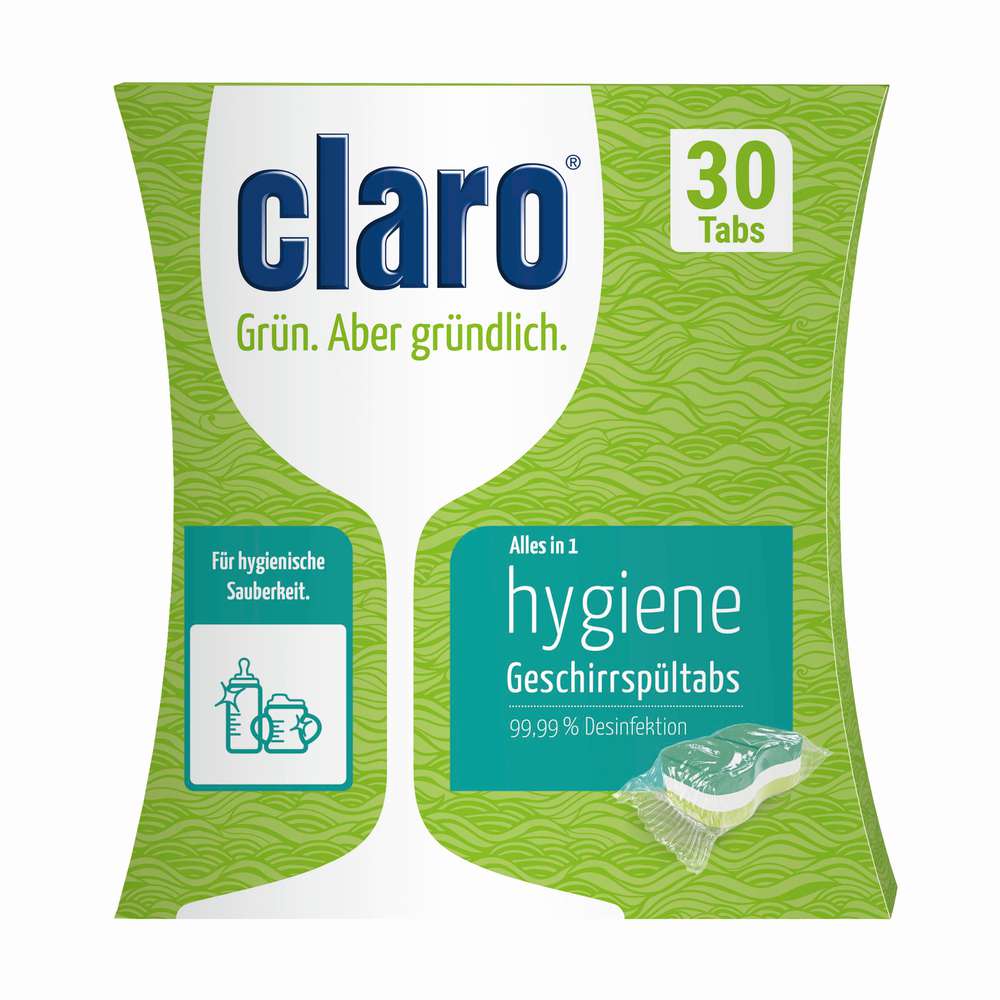 Produktabbildung claro Spülmaschinen-Tabs, Hygiene