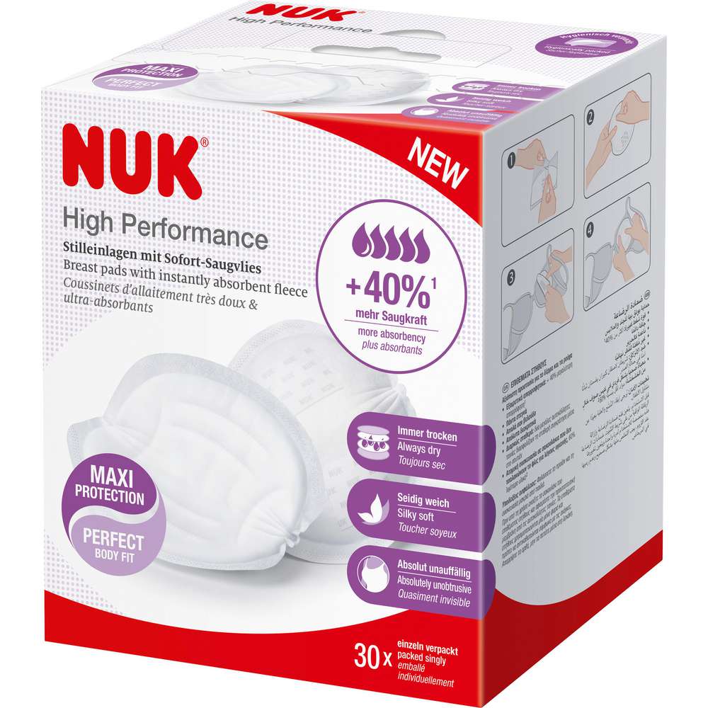 Produktabbildung Nuk High Performance Stilleinlagen, Sofort-Saugvlies
