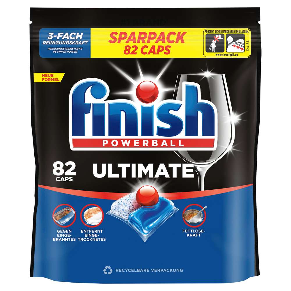 Produktabbildung Finish Spülmaschinen-Caps Ultimate Fresh