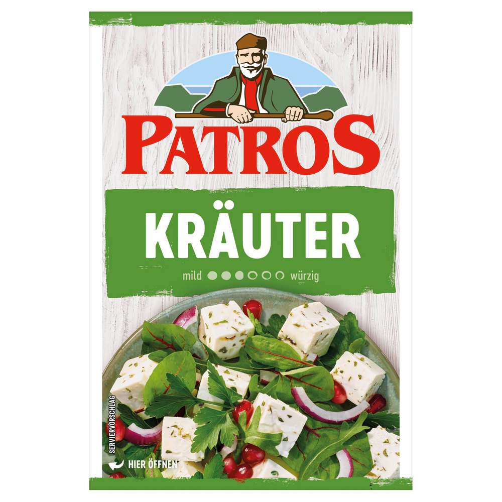 Produktabbildung Patros Hirtenkäse, Kräuter