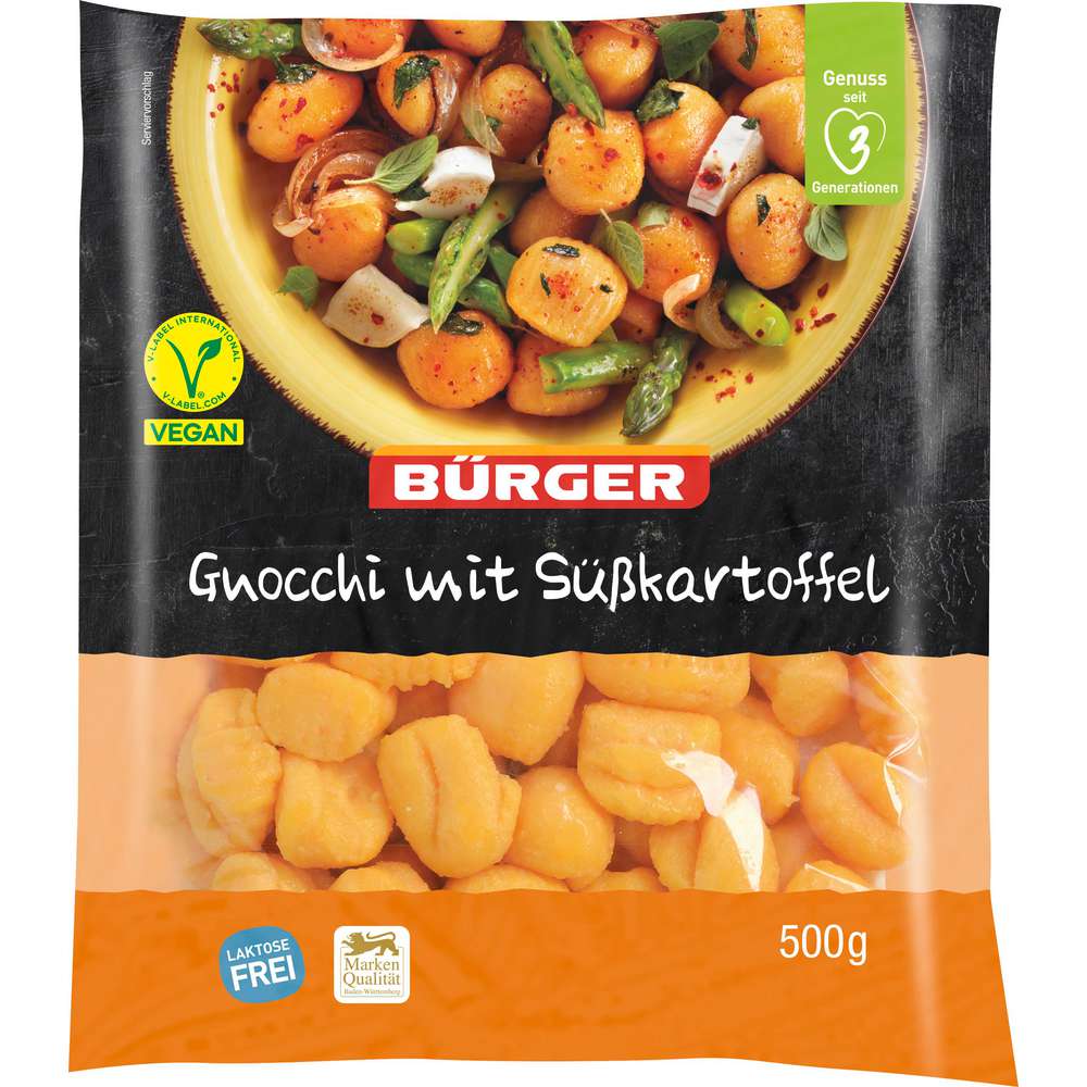 Produktabbildung Bürger Gnocchi mit Süßkartoffel