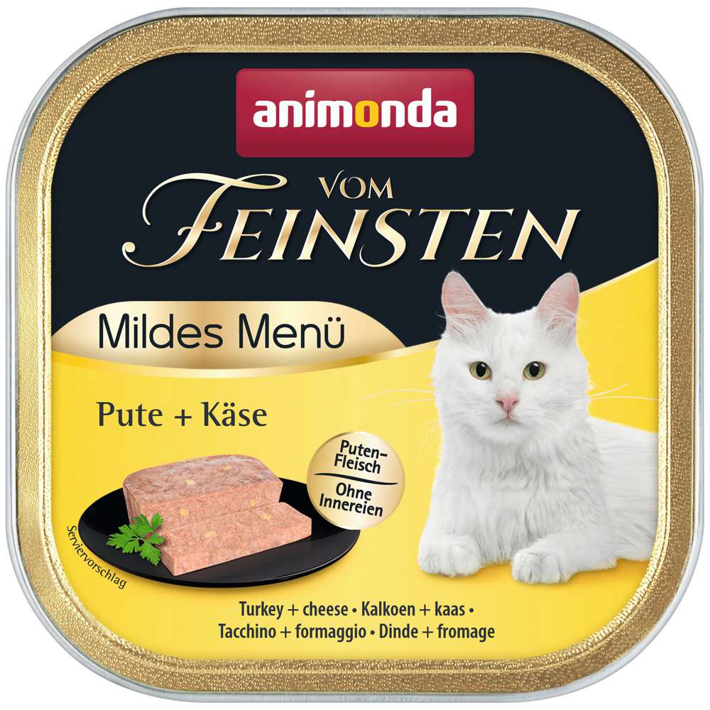 Produktabbildung animonda Katzen-Nassfutter vom Feinsten, Pute/Käse