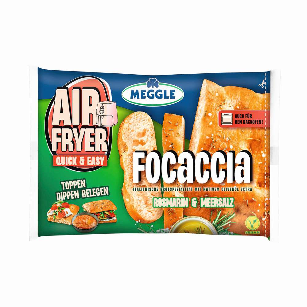 Produktabbildung Meggle Foccaia Romarin-Meersalz, tiefgekühlt