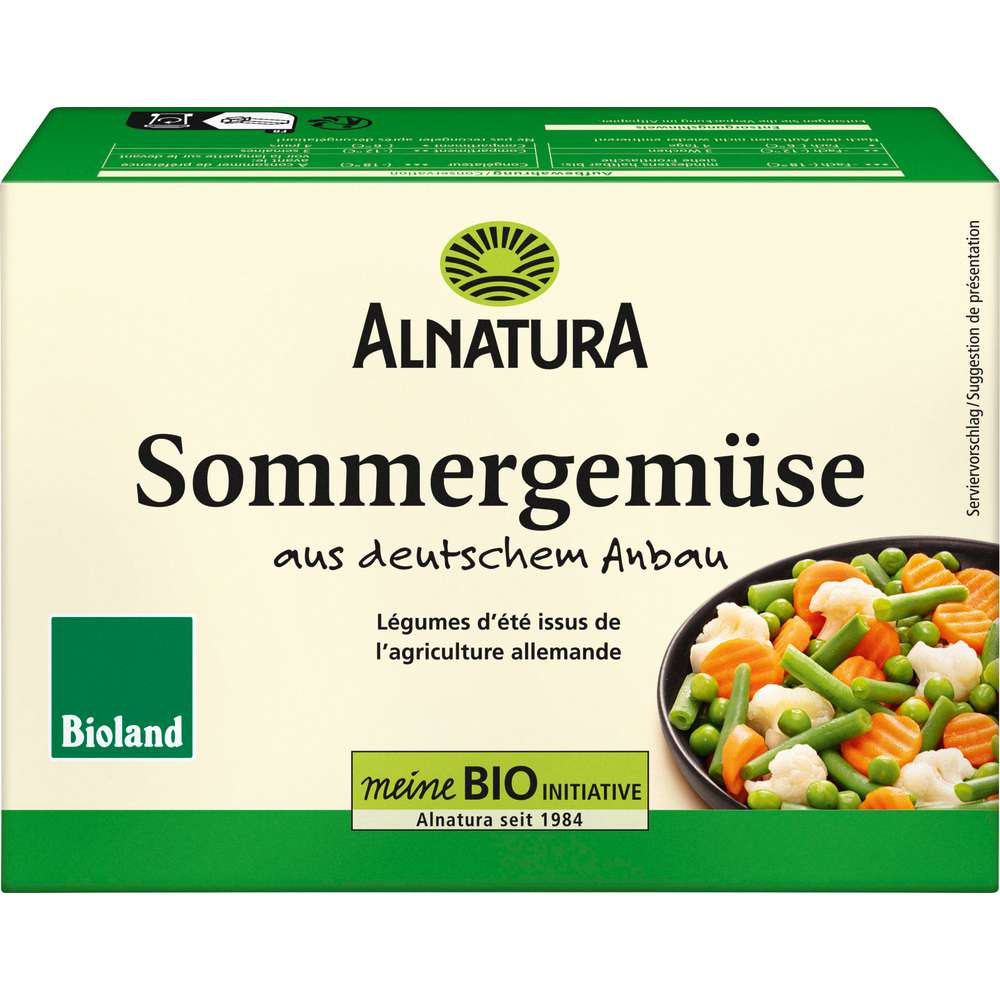 Produktabbildung Alnatura Bio Sommergemüse, tiefgekühlt