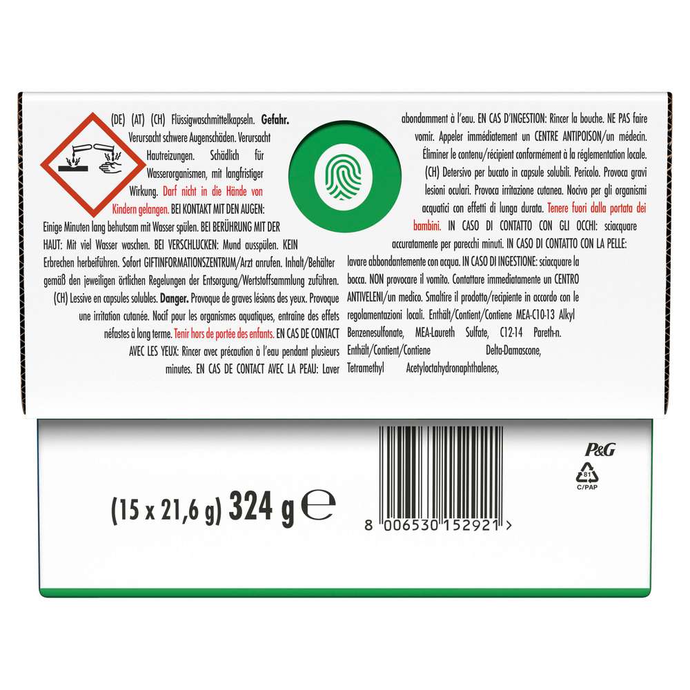 Produktabbildung Ariel Universal-Waschmittel Pods, ALL-In-1, Baumwollblüte