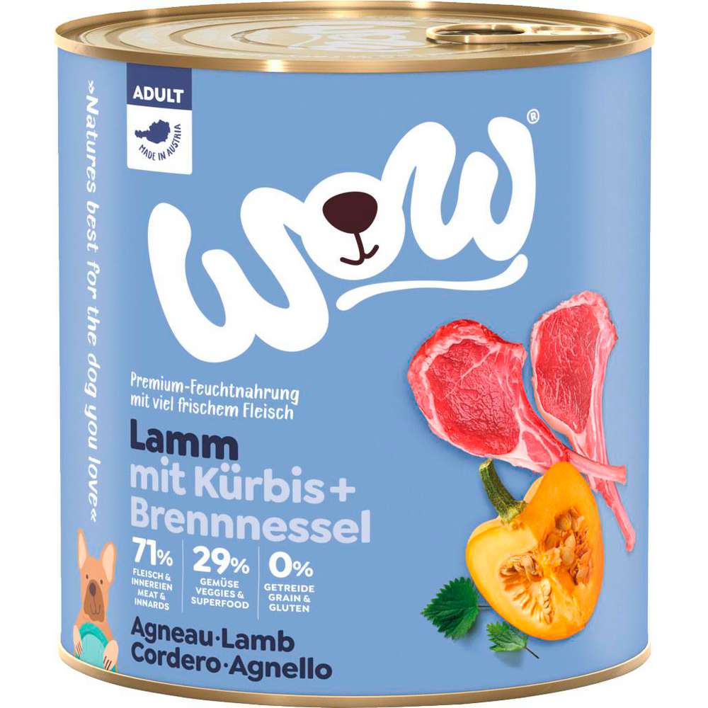 Produktabbildung WoW Hunde-Nassfutter, Lamm