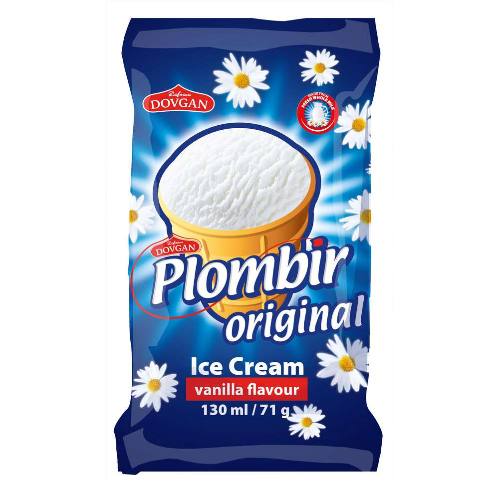 Produktabbildung Dovgan Plombir Eiscreme Vanille 