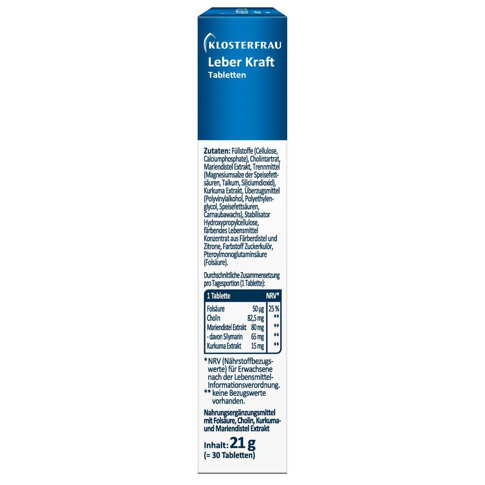 Produktabbildung Klosterfrau  Leber Kraft Tabletten