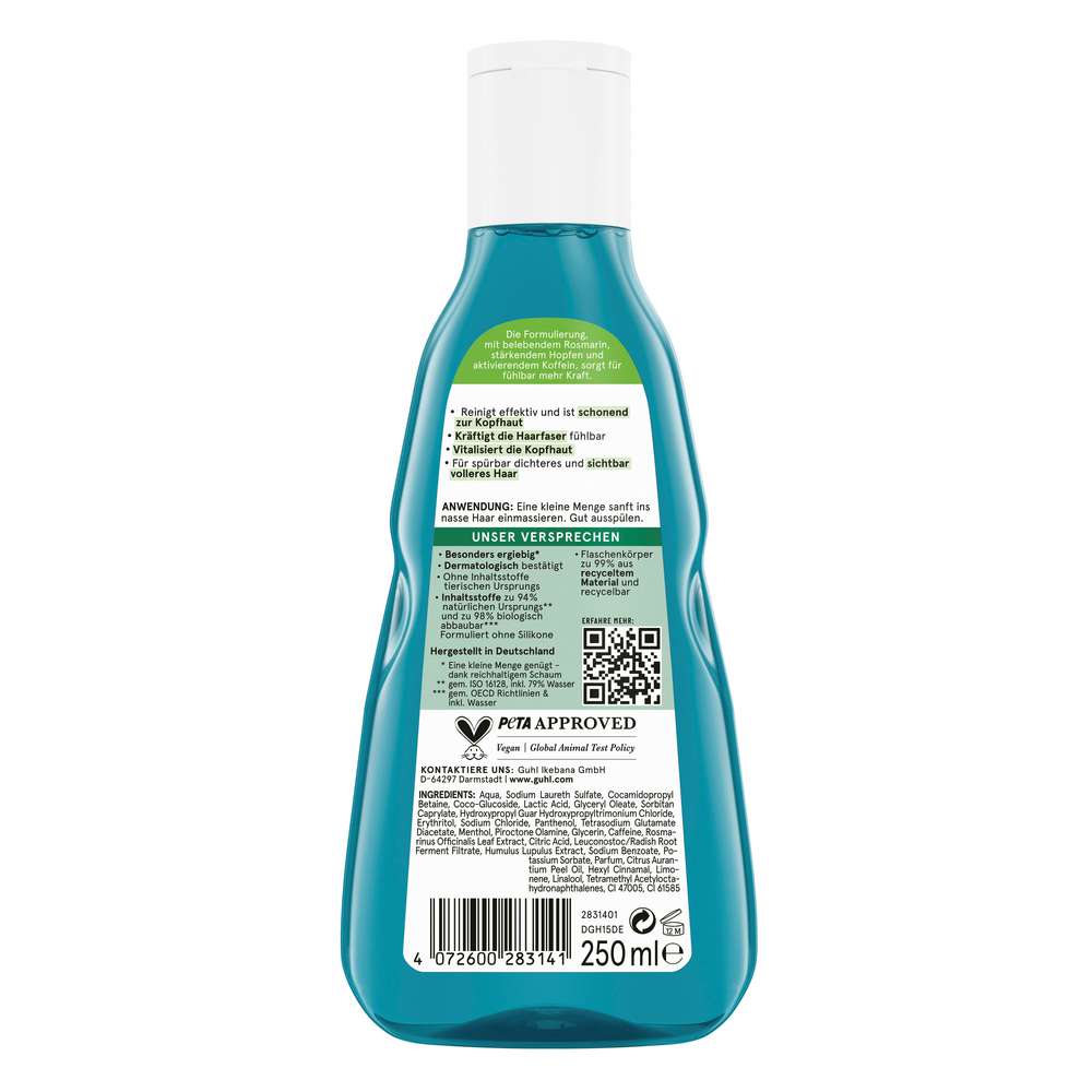 Produktabbildung Guhl Men Voll& Stark, Shampoo kräftigend