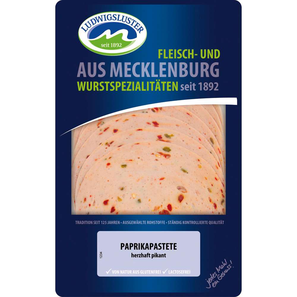 Produktabbildung Ludwigsluster Paprikapastete 
