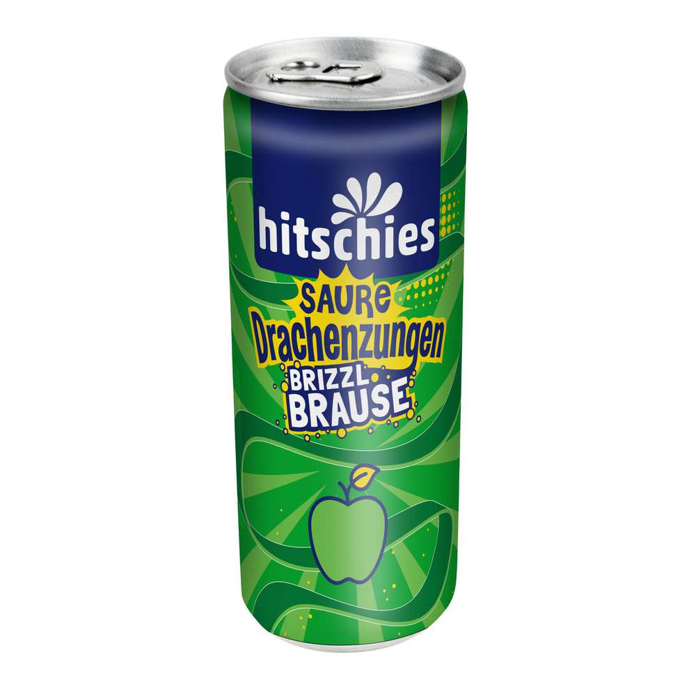 Produktabbildung hitschies Saure Drachenzungen Brizzl Brause Apfel