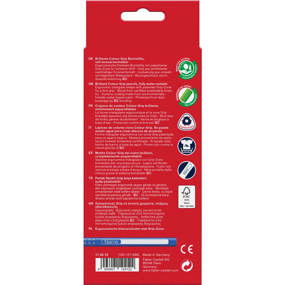 Produktabbildung Faber-Castell Buntstifte Colour Grip