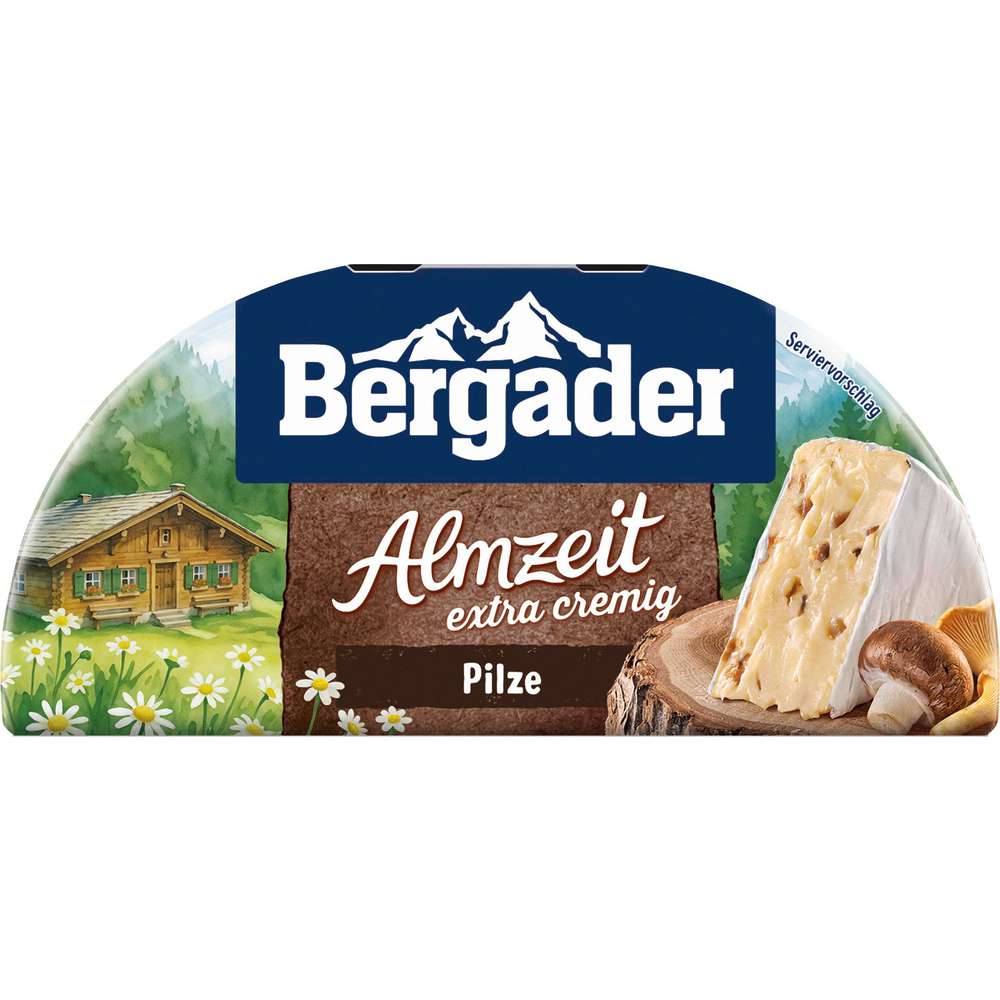 Produktabbildung Bergader Weichkäse Almzeit Pilze