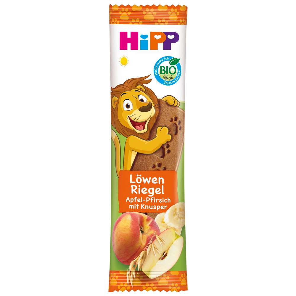 Produktabbildung Hipp Bio Kinder Müsliriegel, Apfel/Pfirsich/Hafer