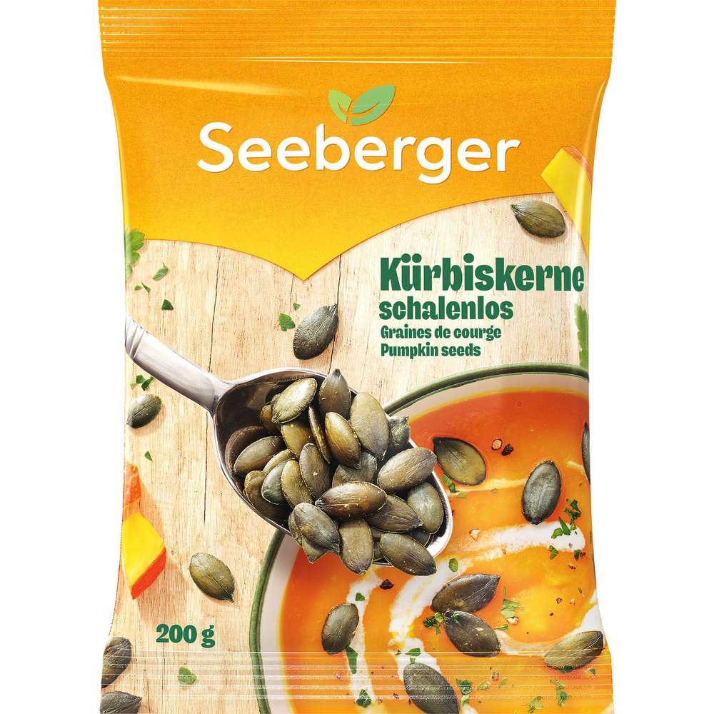 Produktabbildung Seeberger Kürbiskerne, schalenlos