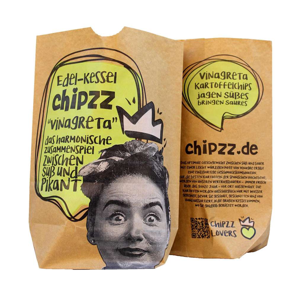 Produktabbildung Chipzz Edel-Kessel Kartoffelchips Vinegreta