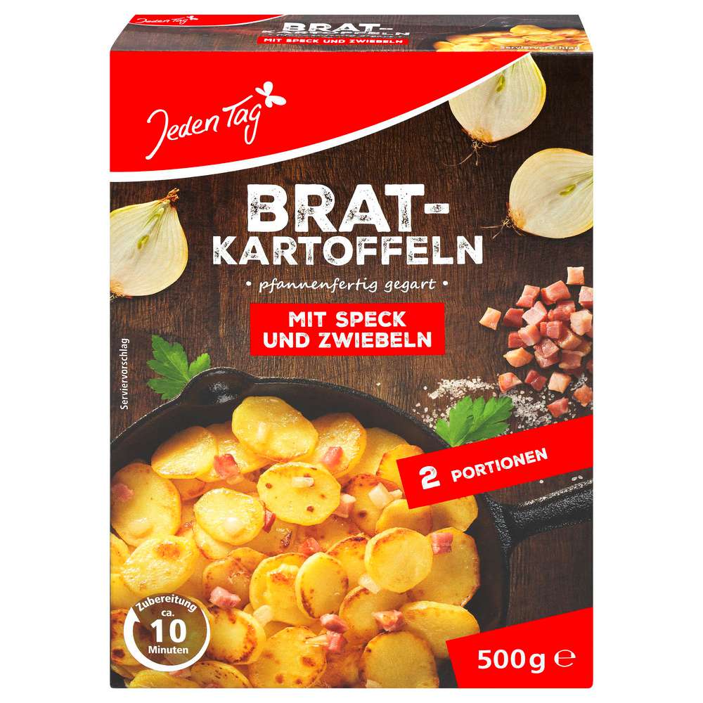 Produktabbildung Jeden Tag Bratkartoffeln Speck & Zwiebeln