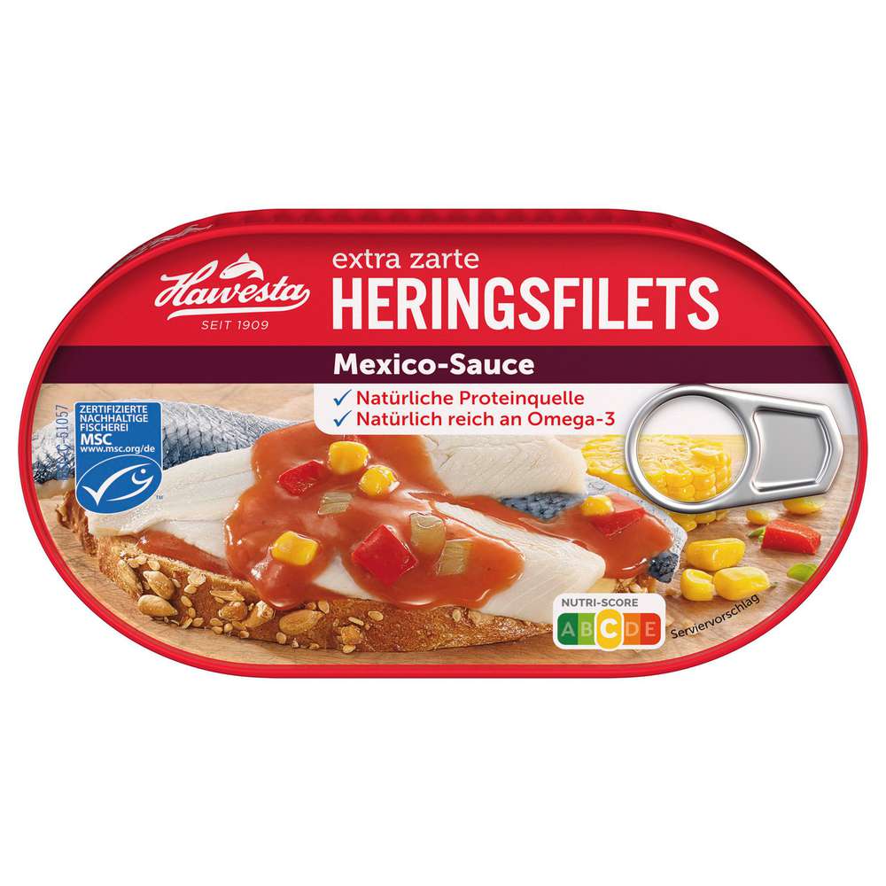 Produktabbildung Hawesta Heringsfilet, Mexiko
