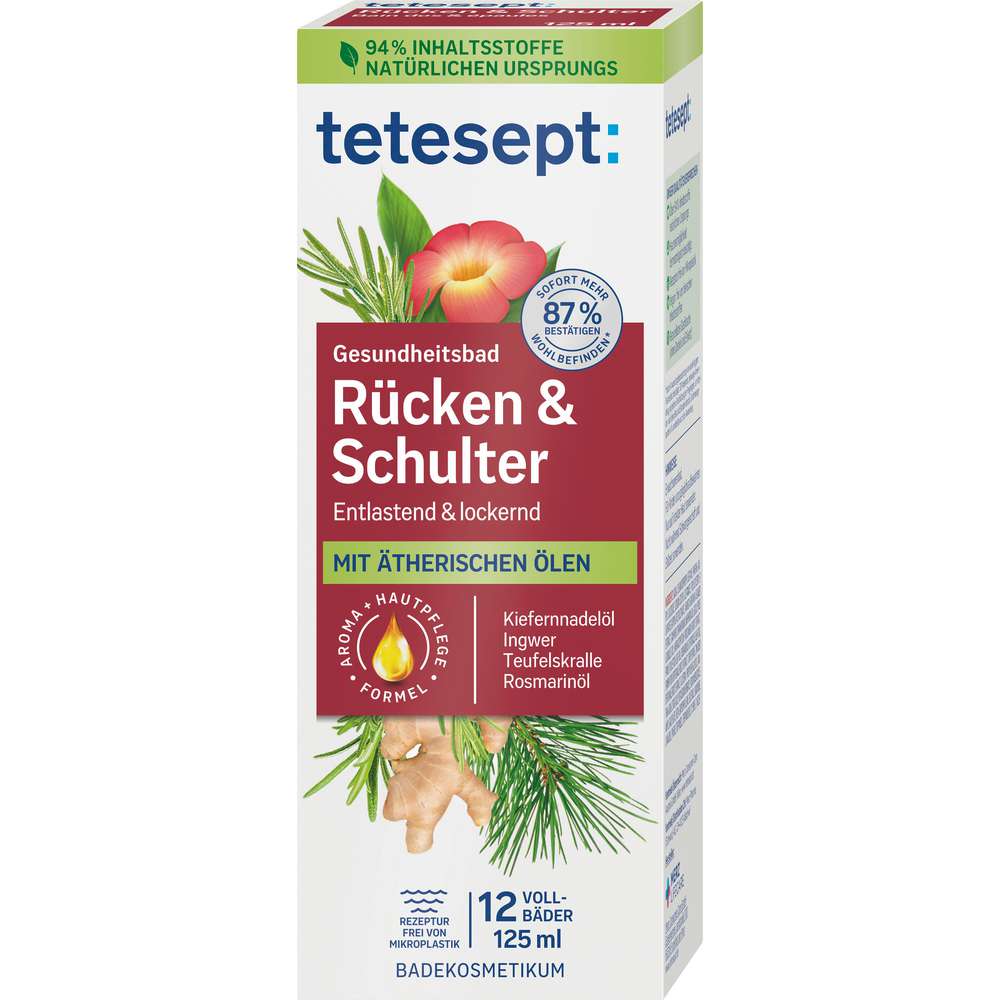 Produktabbildung tetesept Badezusatz für Rücken & Schulter