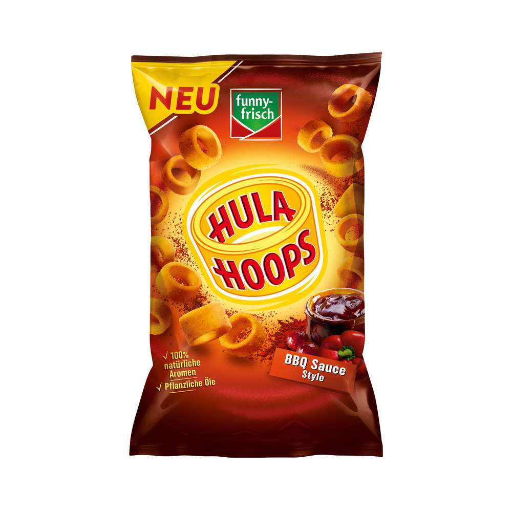 Produktabbildung funny-frisch Hula Hoops BBQ Sauce