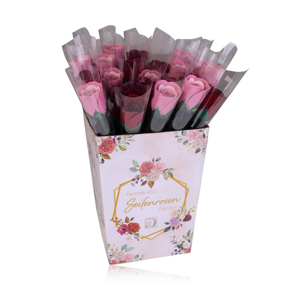 Produktabbildung Accentra Baderose rot oder rosa, sortiert