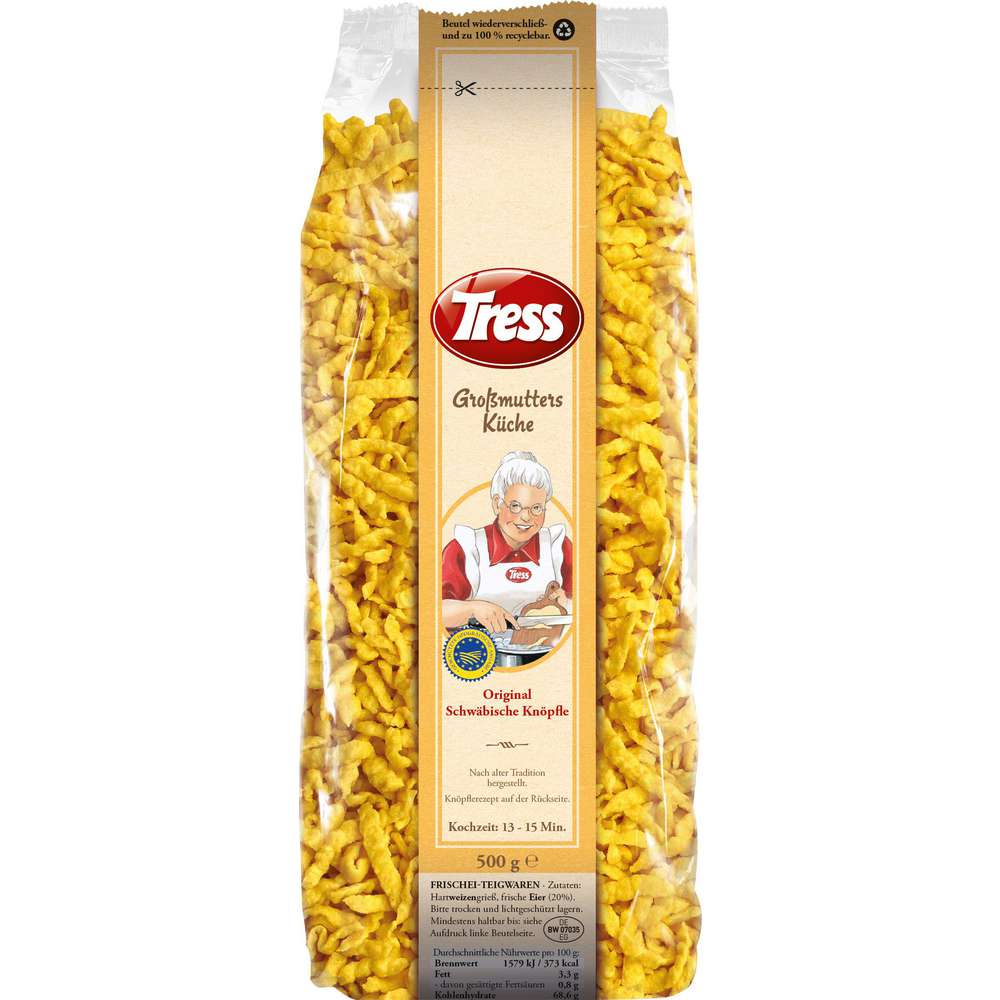 Produktabbildung Tress Großmutters Küche Original Schwäbische Knöpfle