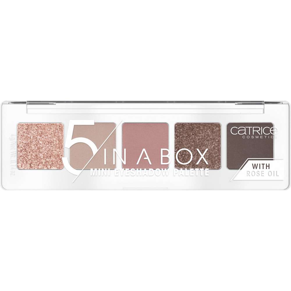 Produktabbildung Catrice Lidschatten Palette 5 In a Box Mini 020 Soft Rose Look